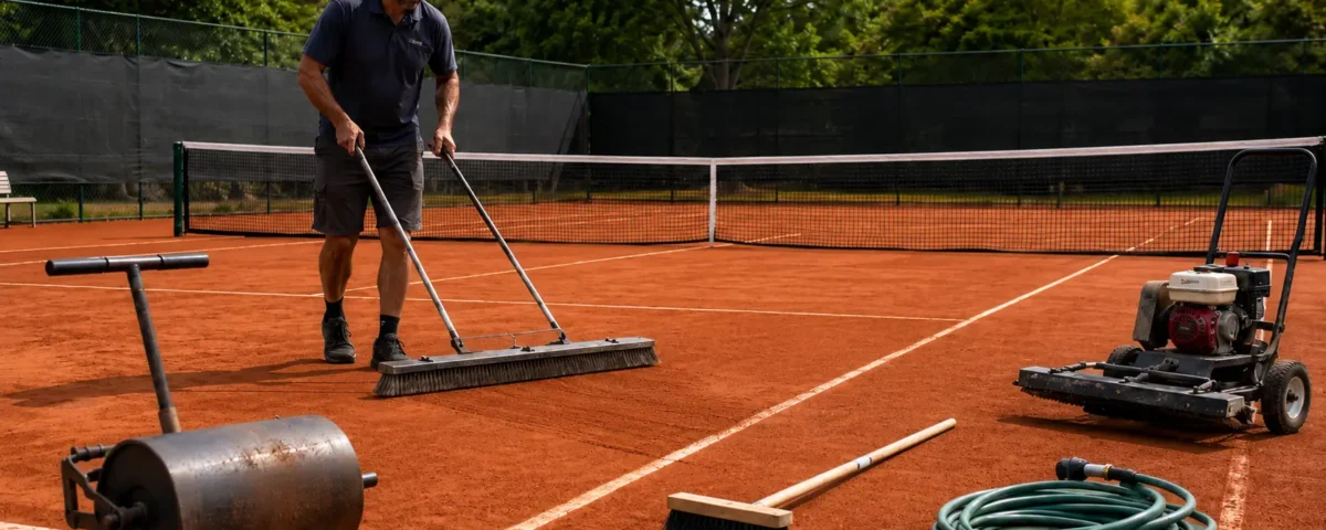 mantenimiento canchas de polvo