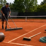 mantenimiento canchas de polvo