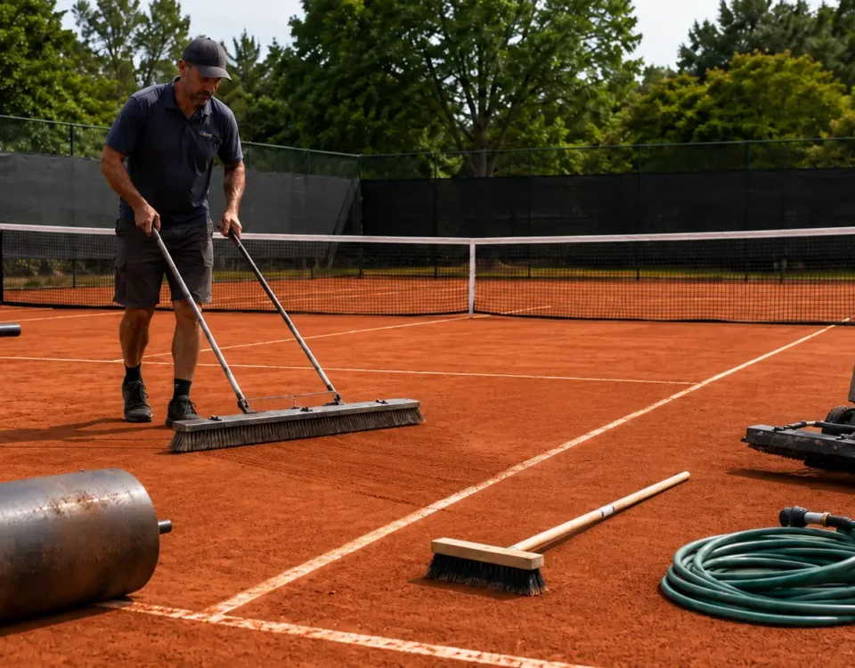 mantenimiento canchas de polvo